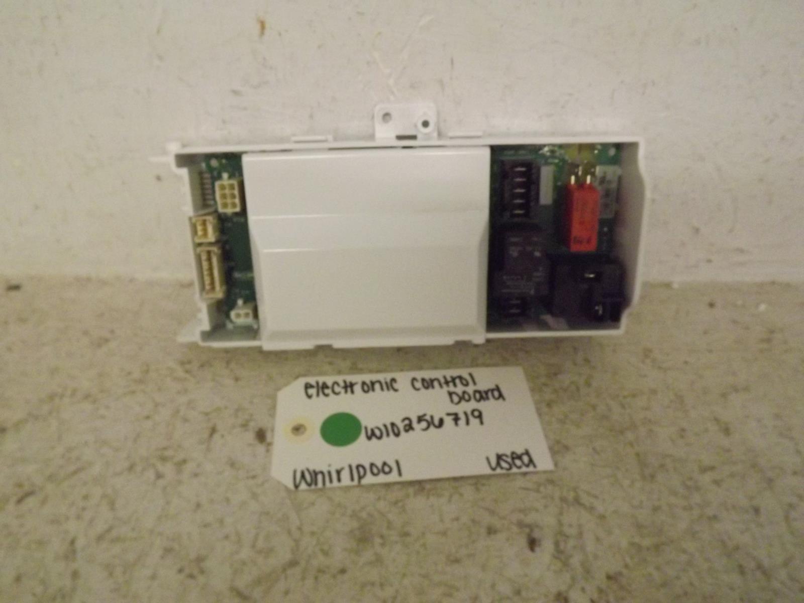 Whirlpool Dryer W10256719 Electronic Control Board Used Whirlpool Dryer W10256719 Electronic Control Board Used